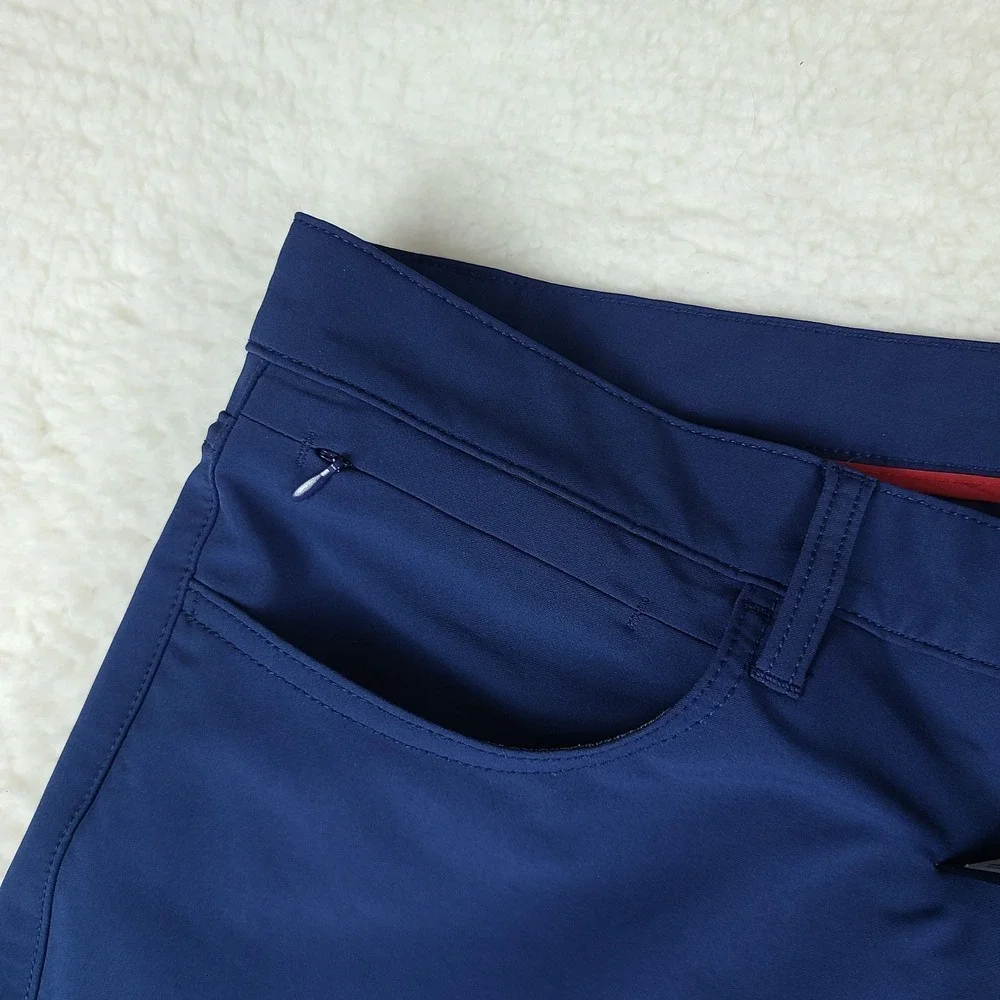 Kenneth‎ Cole Pants Mens 40x34 Navy Slim Performance Awearness Tech Golf Chino